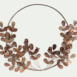 alinea Couronne De Noël*Couronne de Noël en métal D32cm - Marron