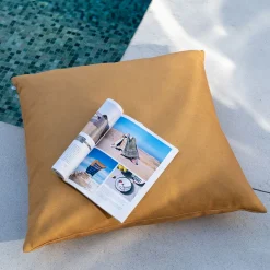 alinea Coussin Exterieur*Coussin de jardin en tissu - 70x70cm Jaune argan