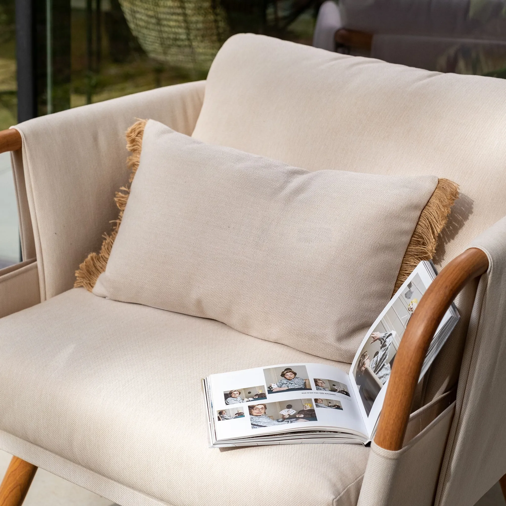 alinea Coussin Exterieur*Coussin de jardin 30x50cm - Beige alpilles