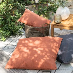 alinea Coussin Exterieur*Coussin d'extérieur et intérieur déperlant - rustrel 70x70cm Marron