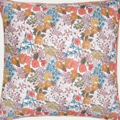 alinea Bureau Enfant|Coussin Enfant*Coussin motif Grenat en popeline de coton 45x45cm - Rouge