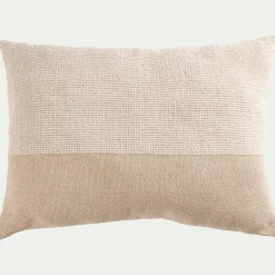alinea Coussin*Coussin tissé en coton 50x70cm - Beige