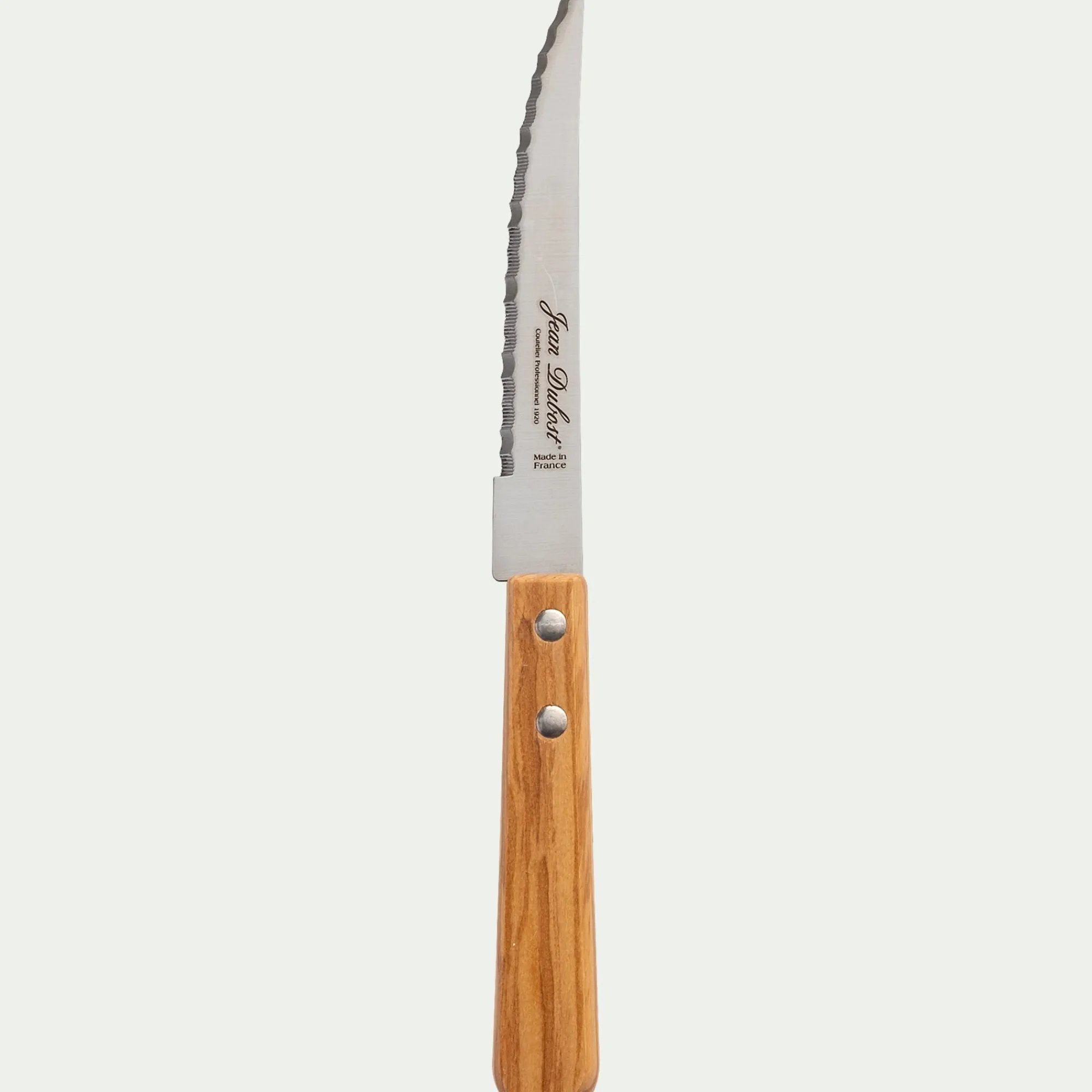 alinea Couvert De Table*Couteau à steak en inox et bois d'olivier 23cm - Naturel