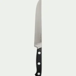alinea Couvert De Table*Couteau à steak forgé avec lame 12cm en inox - Noir