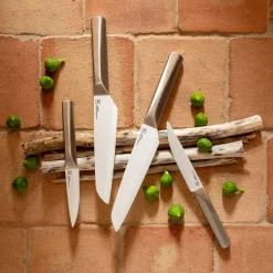 alinea Couteau De Cuisine*Couteau santoku en céramique - métallisé Gris