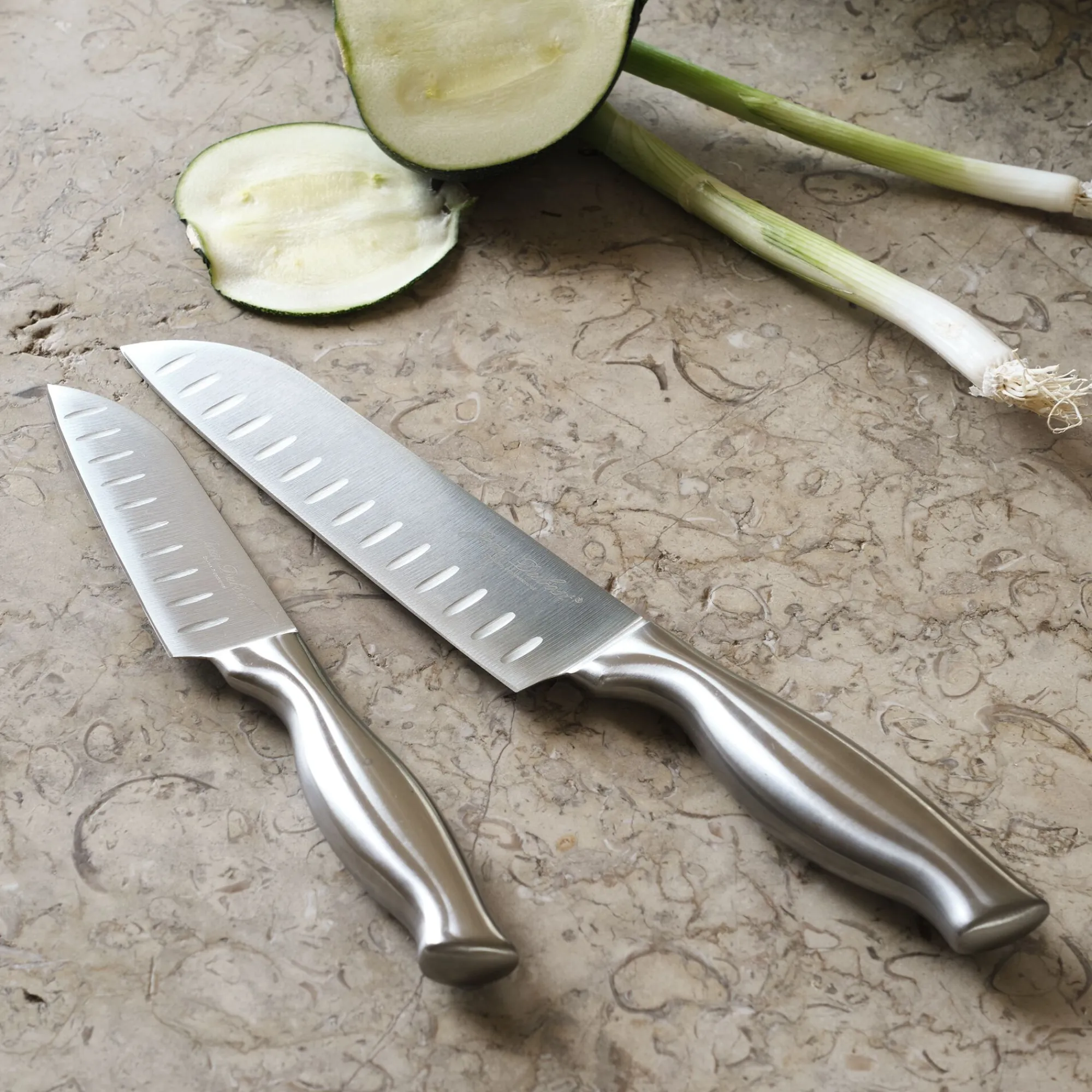 alinea Couteau De Cuisine*Couteau santoku en inox 25cm Gris