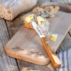 alinea Couteau De Cuisine*Couteau tartineur en inox et bois d'olivier 16cm - Naturel