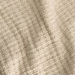 alinea Couvre-Lit*Couvre-lit en coton frangé 230x250cm - Beige