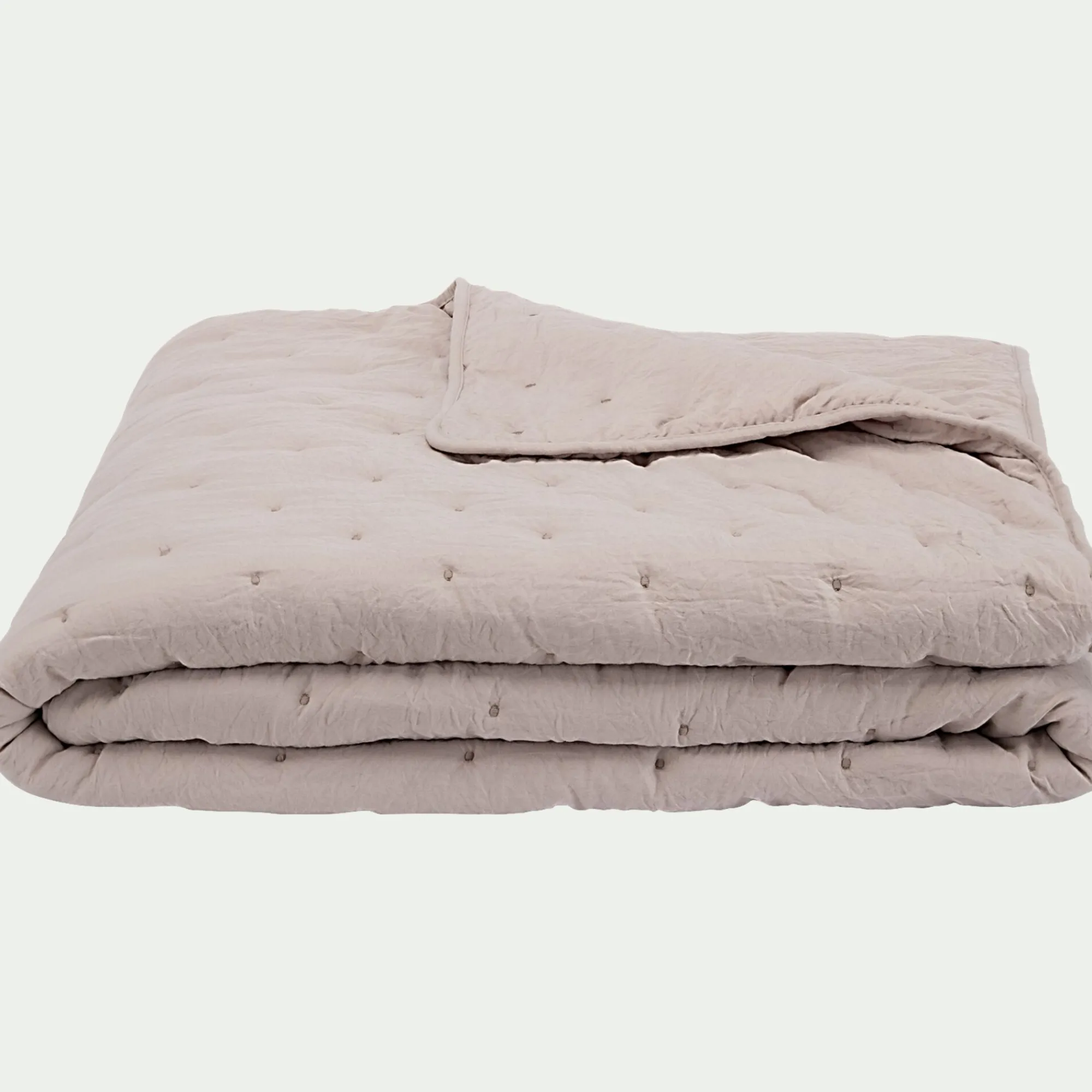 alinea Couvre-Lit*Couvre-lit 180x230cm effet capitonné - alpilles Beige