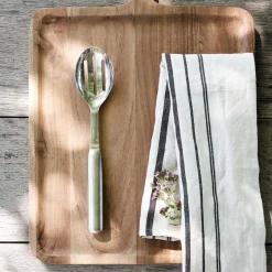 alinea Ustensile De Cuisine|Couvert De Service*Cuillère de service perforée en inox 33cm - métallisé Gris