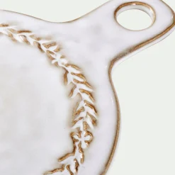 alinea Plateau*Dessous de plat motif végétal en grès D20cm - alpilles Beige