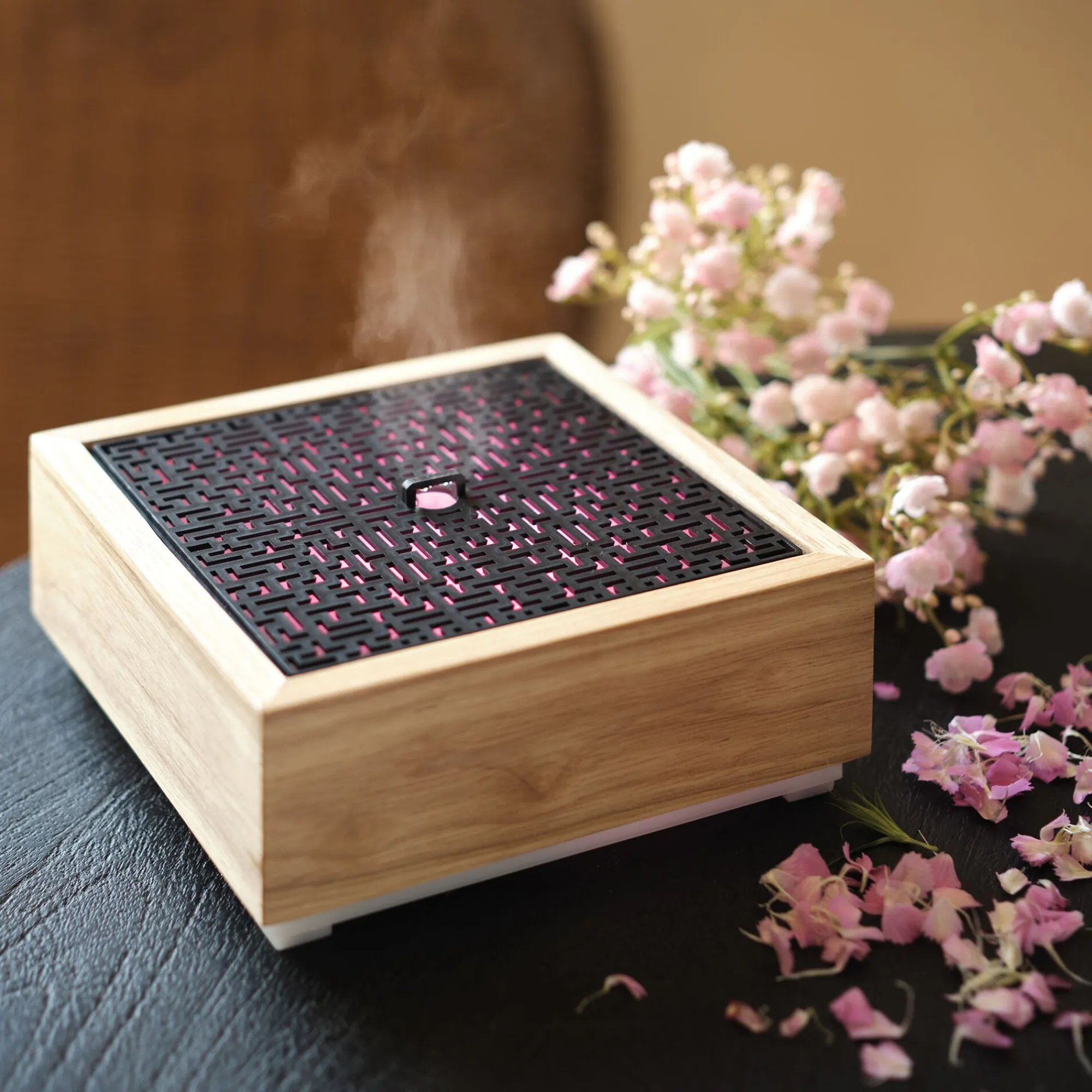 alinea Parfum D'Ambiance*Diffuseur aromatique électrique en bambou Naturel