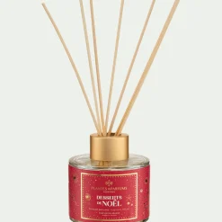 alinea Parfum D'Ambiance*Diffuseur de parfum senteur Desserts de Noël 100ml Rouge