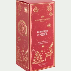 alinea Parfum D'Ambiance*Diffuseur de parfum senteur Desserts de Noël 100ml Rouge