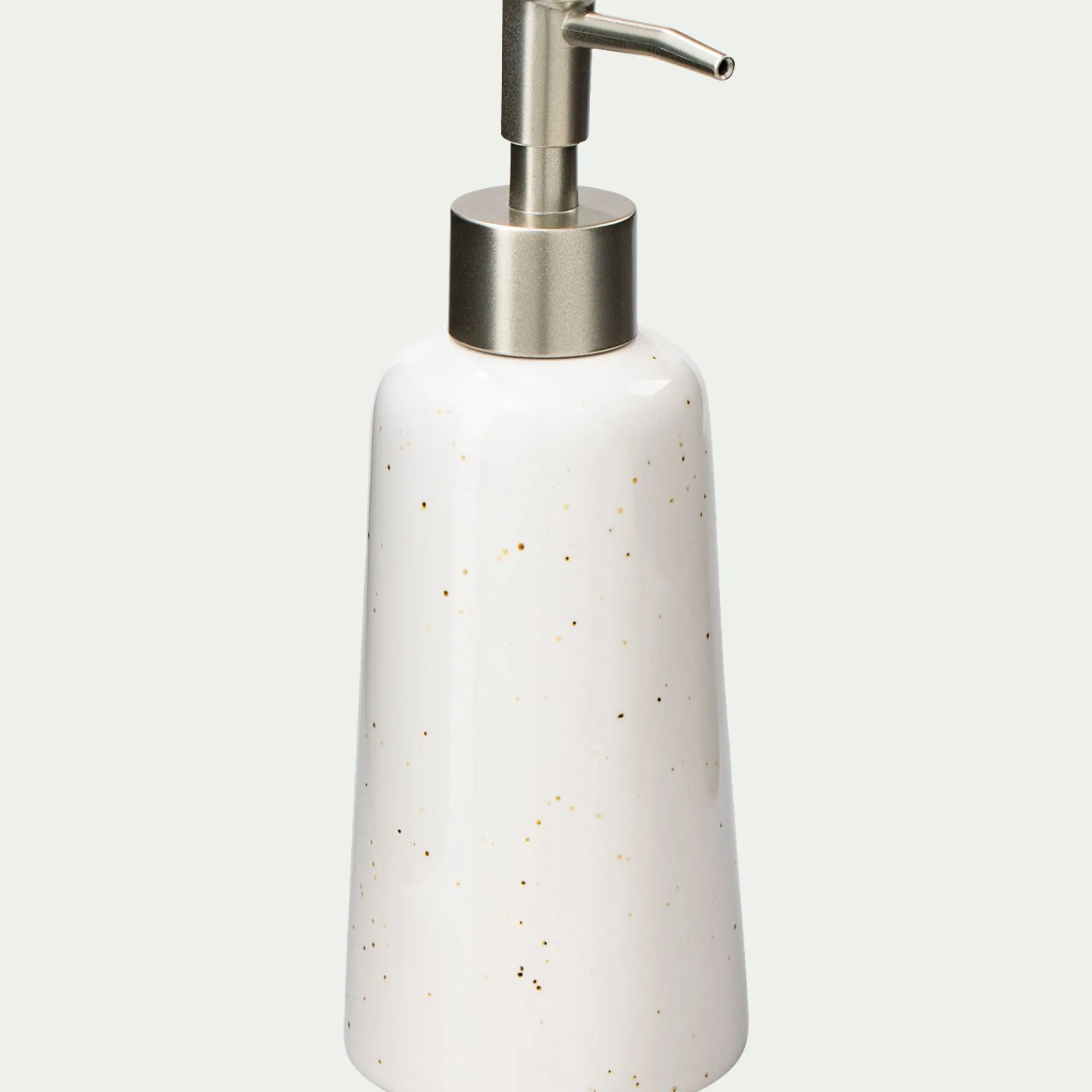 alinea Accessoire De Salle De Bain*Distributeur de savon en céramique mouchetée - ventoux Blanc