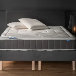 alinea Sommier Tapissier|Bultex*Double sommier tapissier Bultex à lattes - 160x200cm Gris