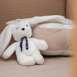 alinea Matelas Enfant|Peluche*Doudou lapin - H23cm Blanc