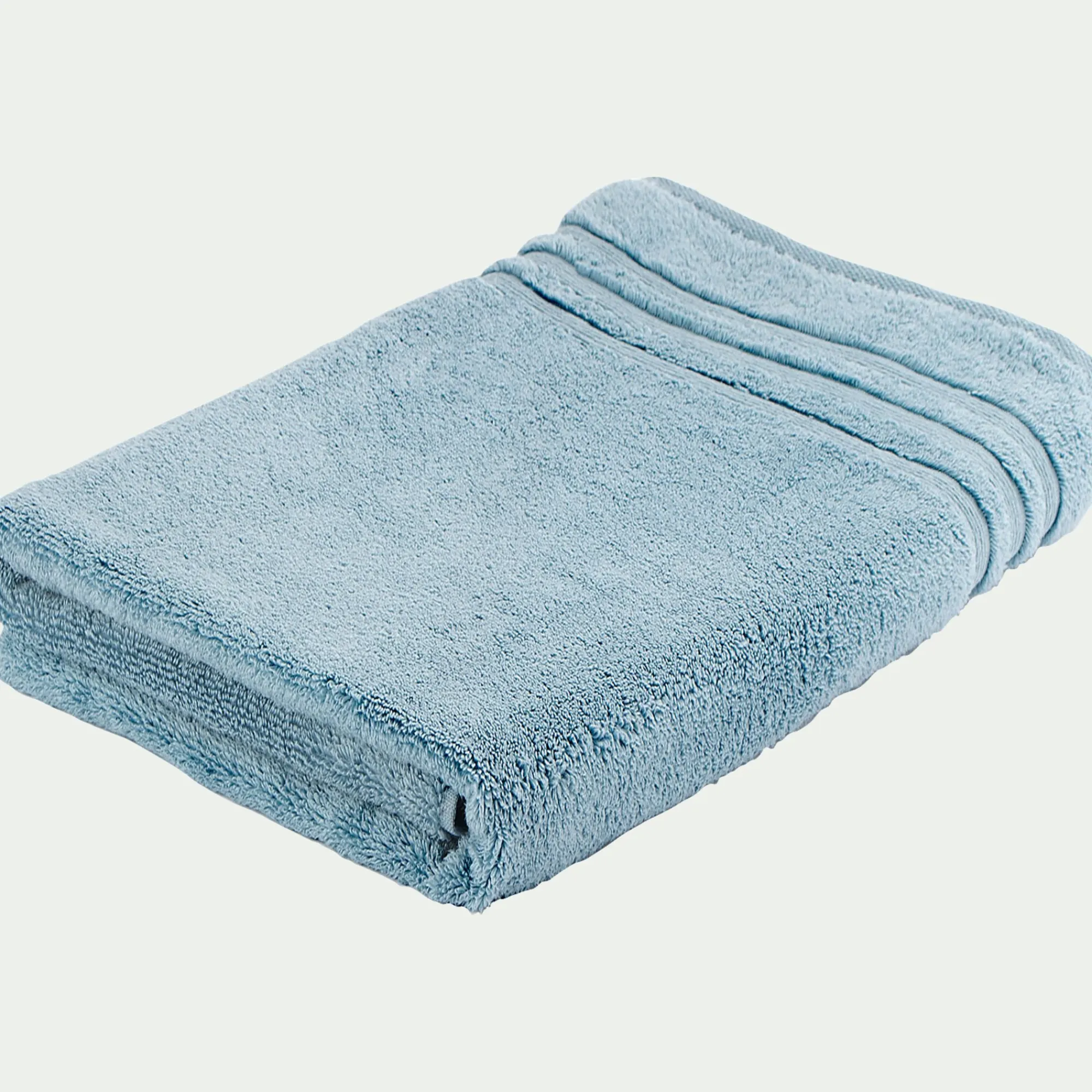 alinea Drap De Bain*Drap de bain bouclette en coton - autan 100x150cm Bleu