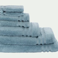 alinea Drap De Bain*Drap de bain bouclette en coton - autan 100x150cm Bleu