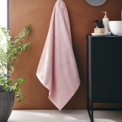 alinea Drap De Bain*Drap de bain en bouclettes de coton bio - rosa 90x150cm Rose