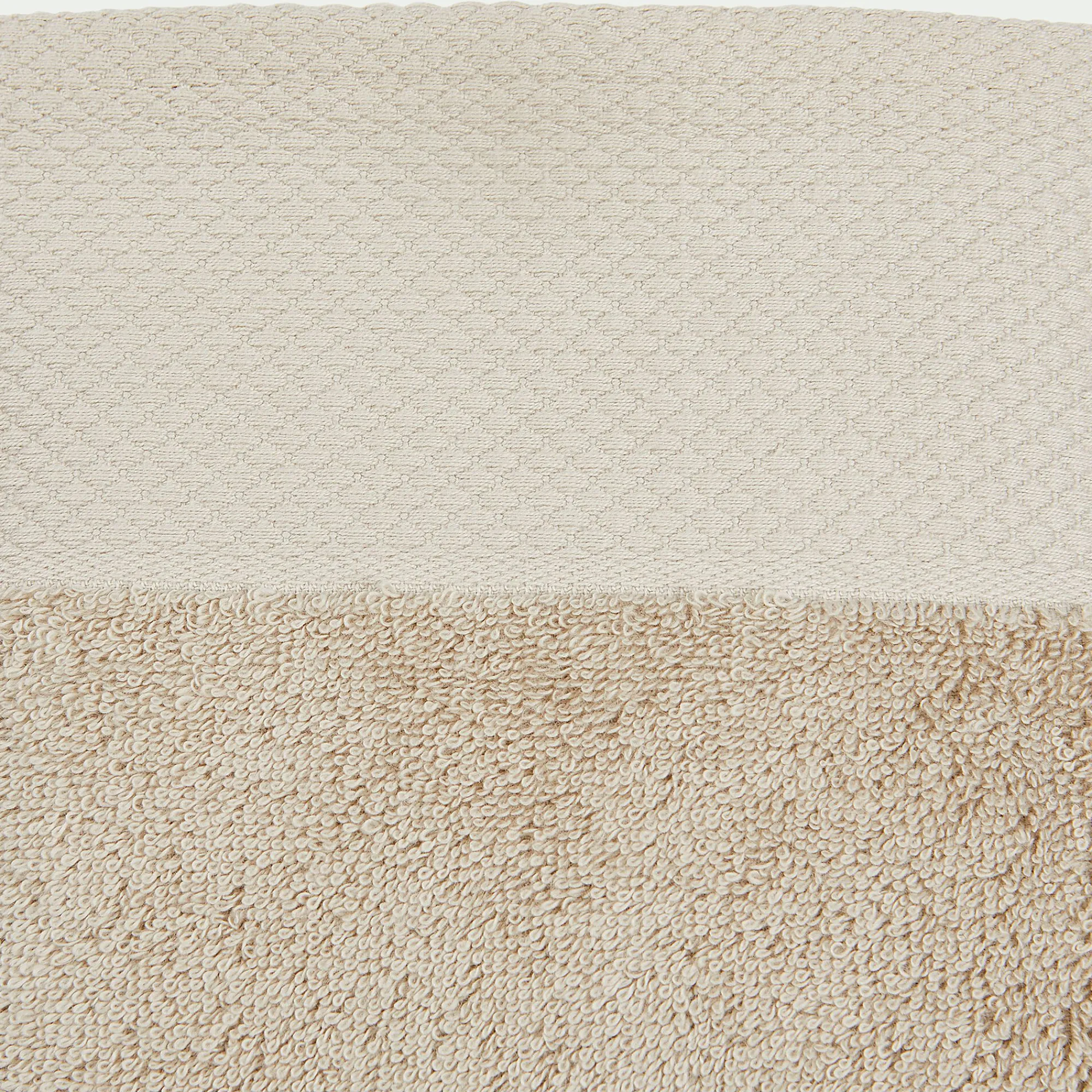 alinea Drap De Bain*Drap de bain en coton peigné - alpilles 100x150cm Beige