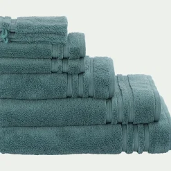 alinea Drap De Douche*Drap de douche bouclette en coton - 70x140cm Vert