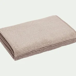 alinea Drap De Douche*Drap de douche bouclette jacquard en coton - alpilles 70x140cm Beige