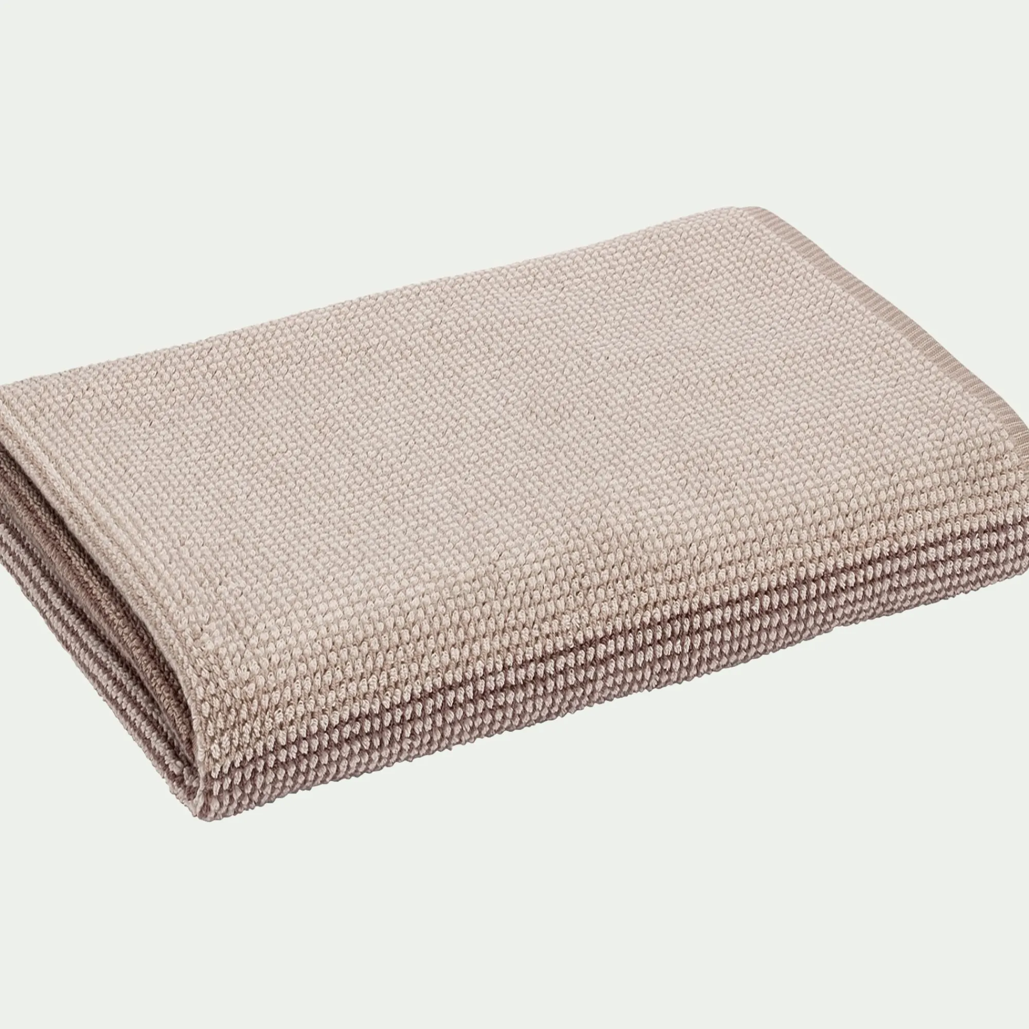alinea Drap De Douche*Drap de douche bouclette jacquard en coton - alpilles 70x140cm Beige