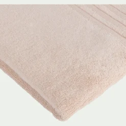 alinea Drap De Douche*Drap de douche bouclette en coton - grège 70x140cm Rose
