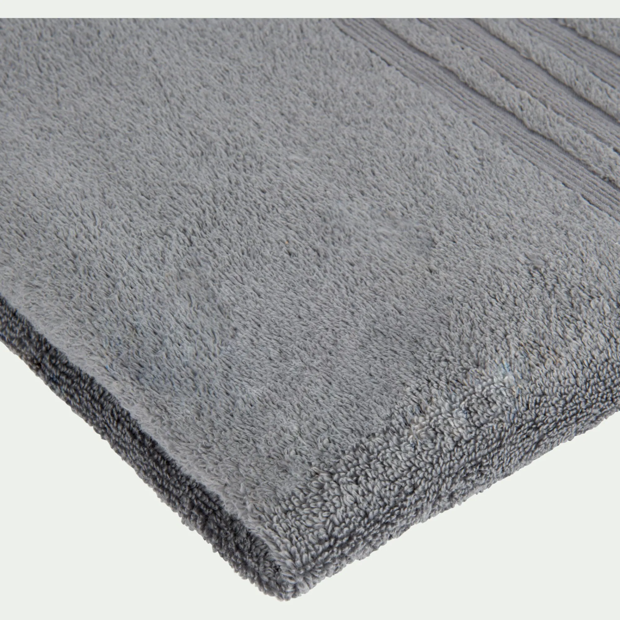 alinea Drap De Douche*Drap de douche bouclette en coton - anthracite 70x140cm Gris