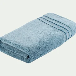 alinea Drap De Douche*Drap de douche bouclette en coton - 70x140cm Bleu autan