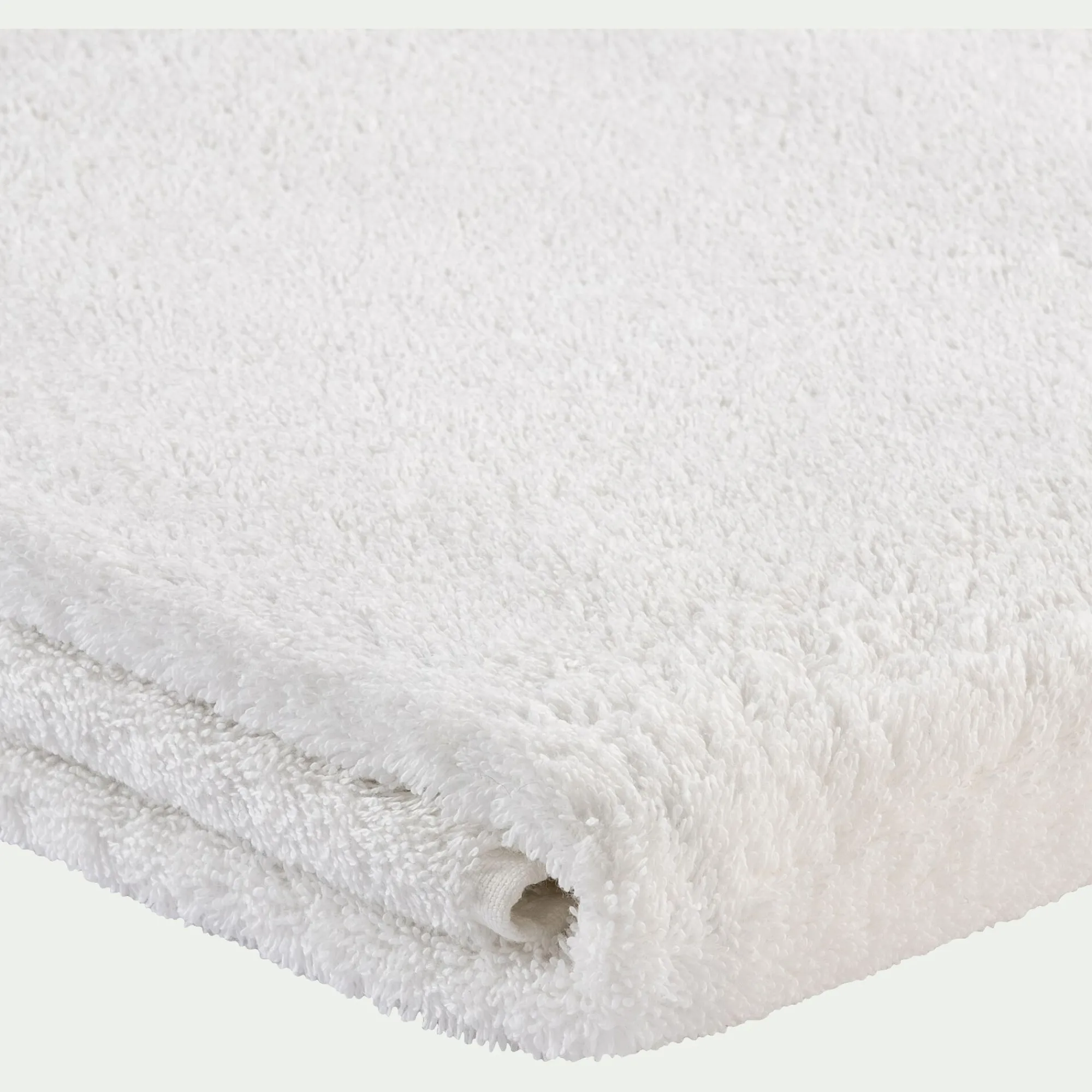 alinea Drap De Douche*Drap de douche brodé en coton - ventoux 70x140cm Blanc
