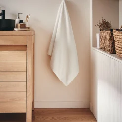 alinea Drap De Douche*Drap de douche en bouclettes de coton bio - ventoux 70x130cm Blanc