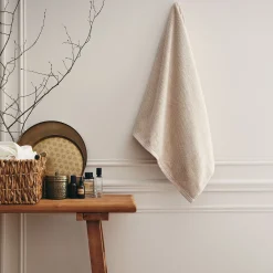 alinea Drap De Douche*Drap de douche en bouclettes de coton bio - alpilles 70x130cm Beige
