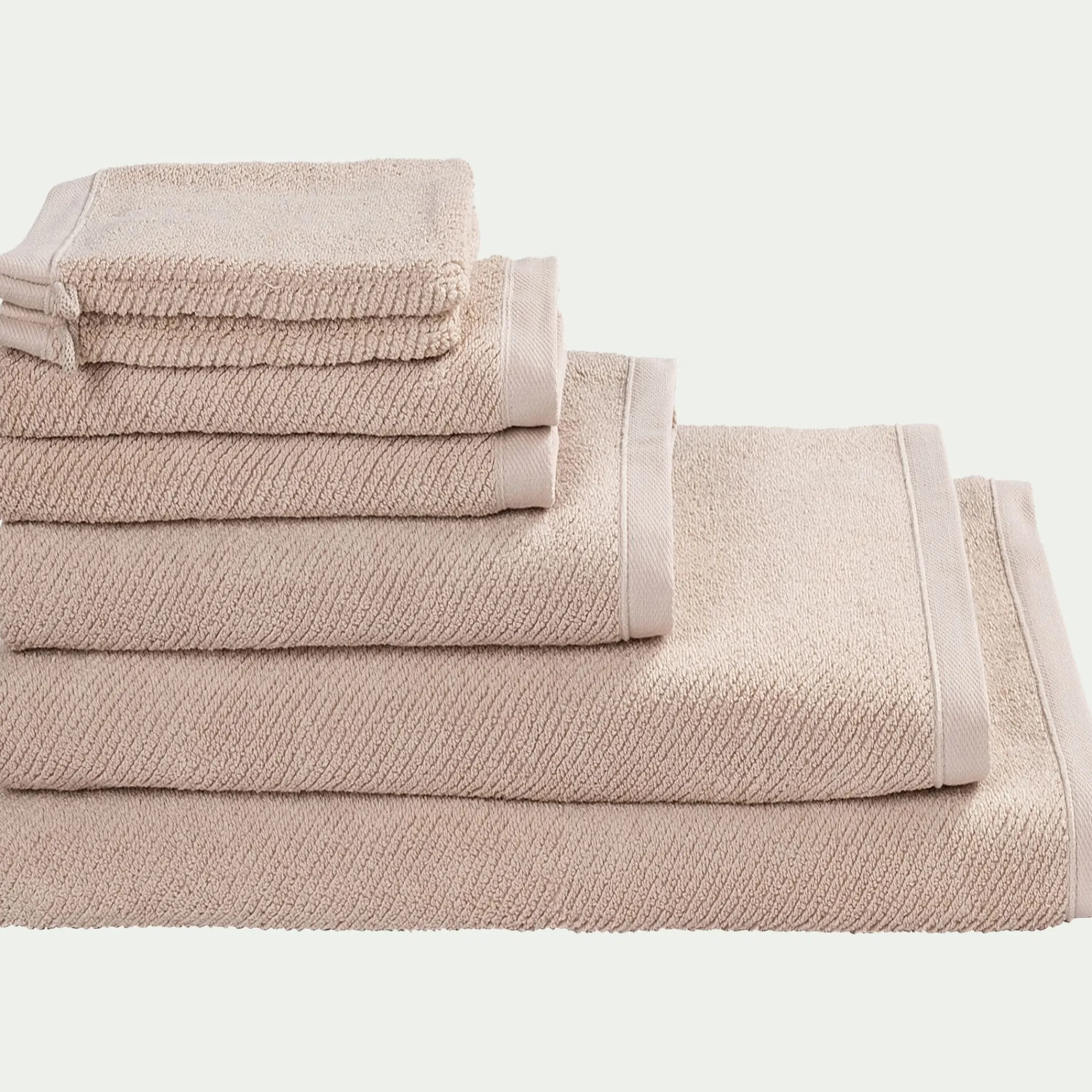 alinea Drap De Douche*Drap de douche en bouclettes de coton bio - alpilles 70x130cm Beige