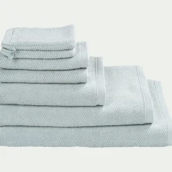 alinea Drap De Douche*Drap de douche en bouclettes de coton bio - 70x130cm Bleu