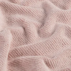alinea Drap De Douche*Drap de douche en bouclettes de coton bio - rosa 70x130cm Rose