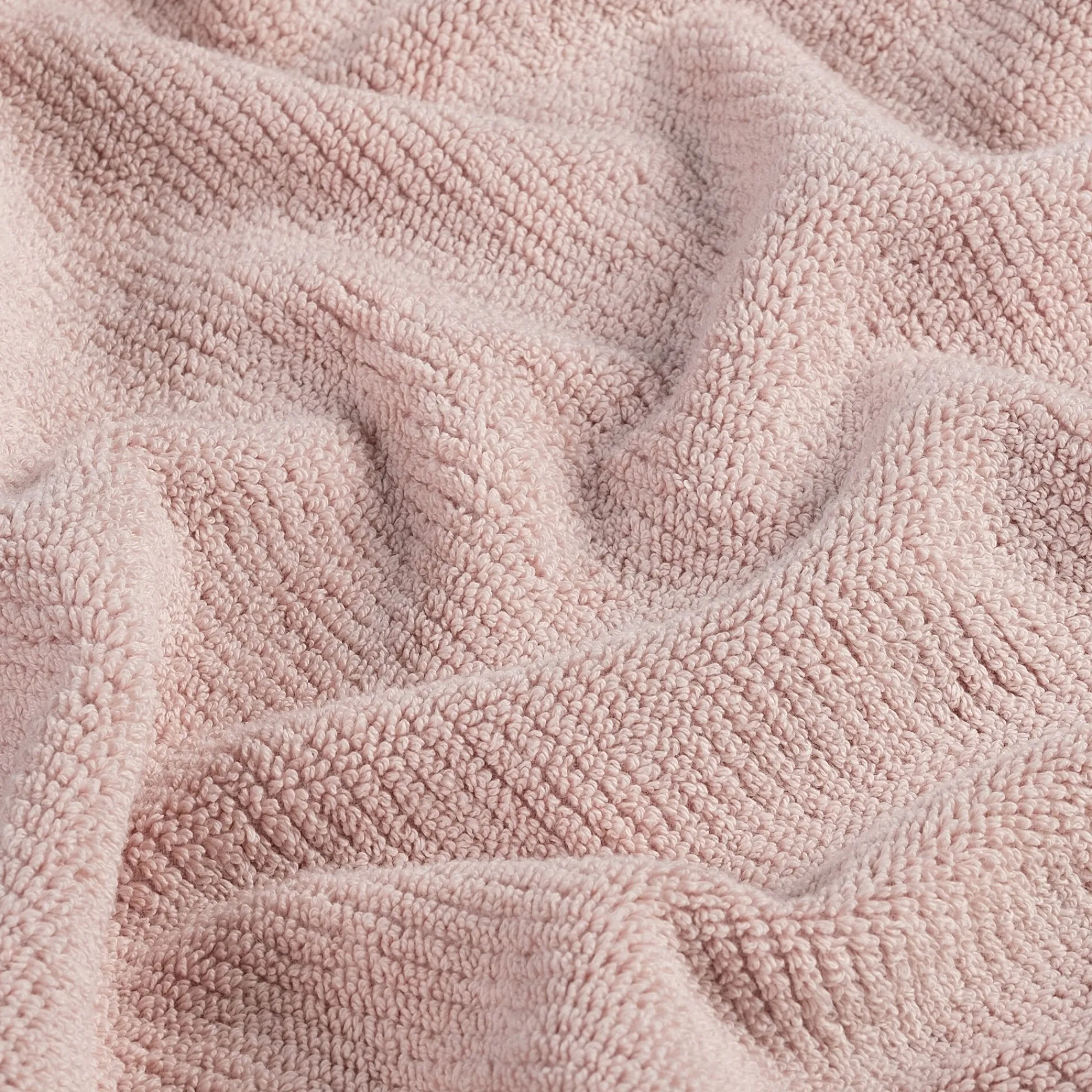 alinea Drap De Douche*Drap de douche en bouclettes de coton bio - rosa 70x130cm Rose
