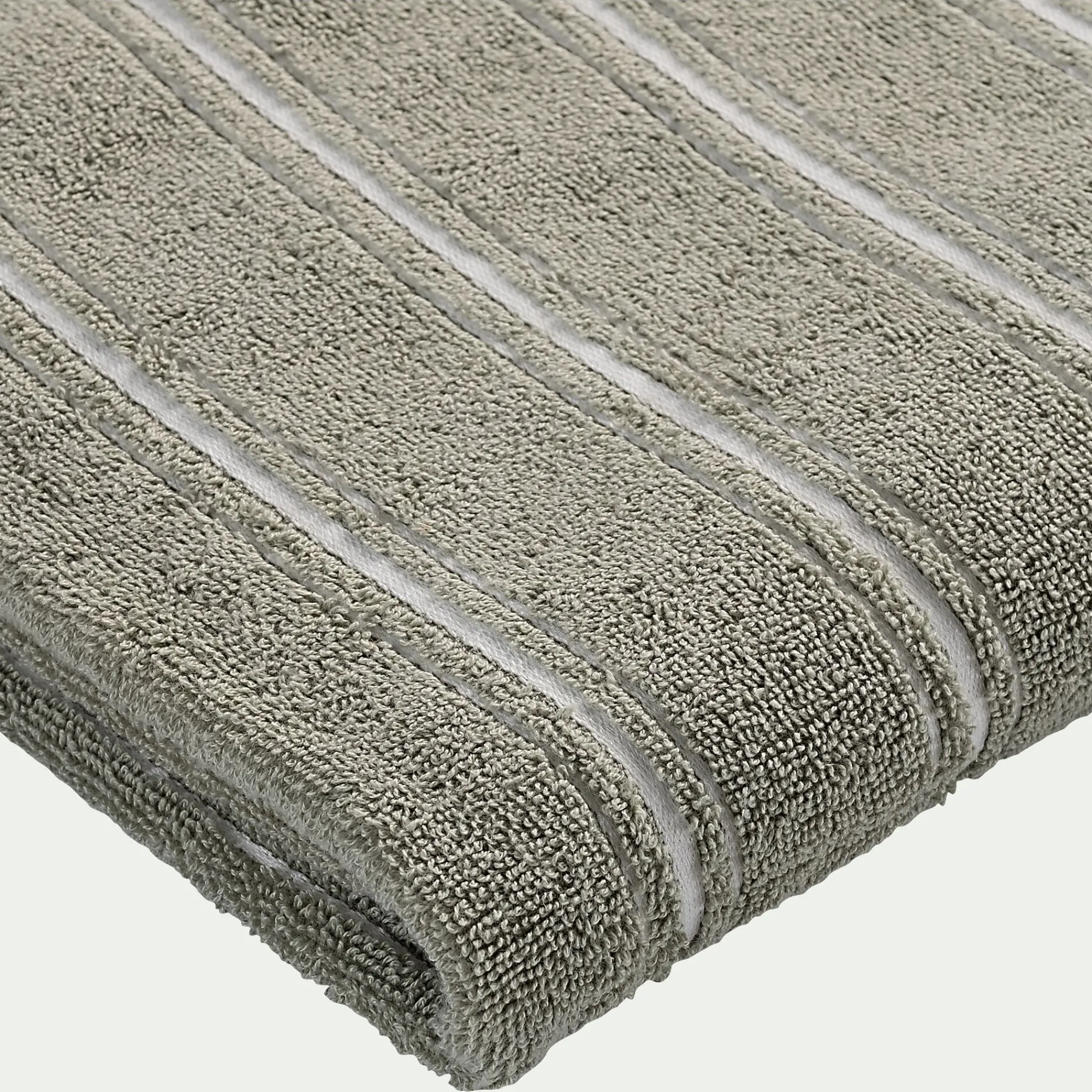 alinea Drap De Douche*Drap de douche en coton - olivier 70x140cm Vert