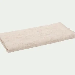 alinea Drap De Douche*Drap de douche en coton motif floral 70x140cm - écru Blanc