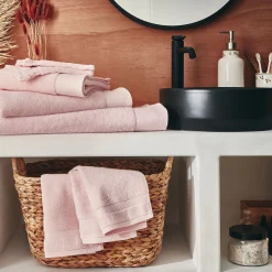 alinea Drap De Douche*Drap de douche en coton peigné - simos 70x140cm Rose