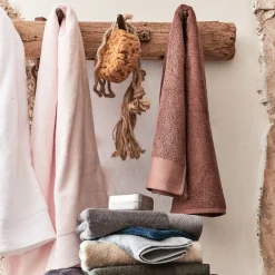 alinea Drap De Douche*Drap de douche en coton peigné - brun rhassoul 70x140cm Marron