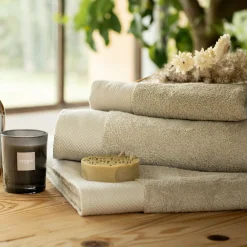 alinea Drap De Douche*Drap de douche en coton peigné - alpilles 70x140cm Beige