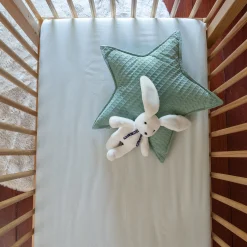 alinea Bureau Enfant|Linge Pour Bébé*Drap housse bébé en coton bio 60x120+B15cm - Vert