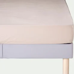 alinea Drap Housse*Drap housse en coton 140x200cm B40cm - alpilles Beige