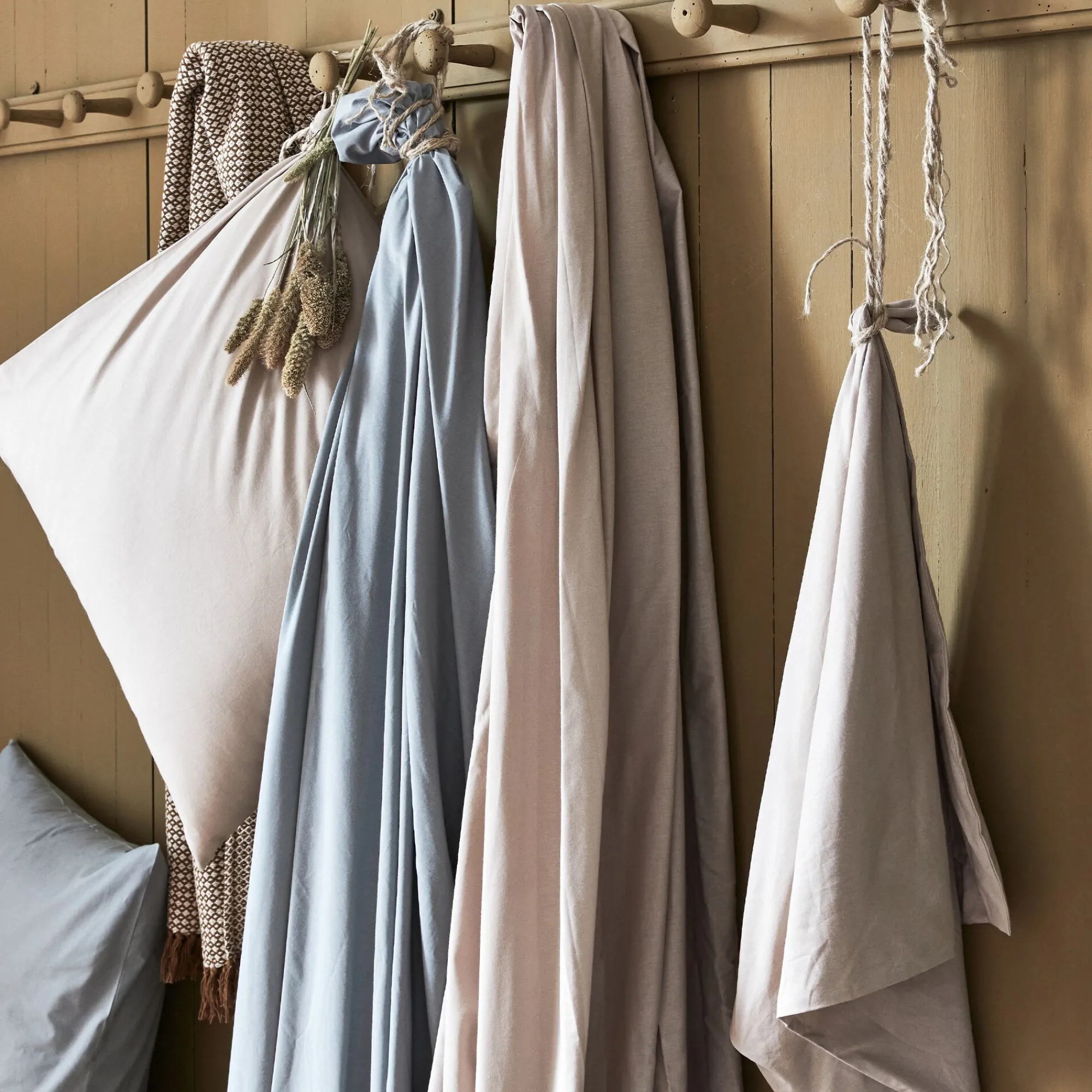 alinea Drap Housse*Drap housse en coton 140x200cm B25cm - calaluna Bleu