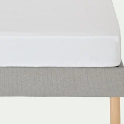 alinea Drap Housse*Drap housse en coton 140x200cm B40cm - Blanc