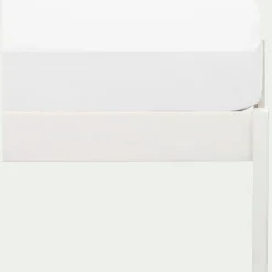 alinea Bureau Enfant|Linge De Lit Enfant*Drap housse enfant en coton 90x170+B15cm - Blanc