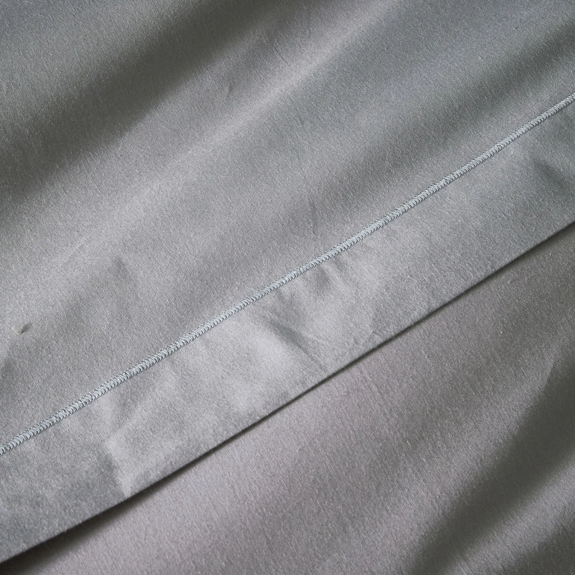alinea Drap Plat*Drap plat en coton 270x300cm - restanque Gris