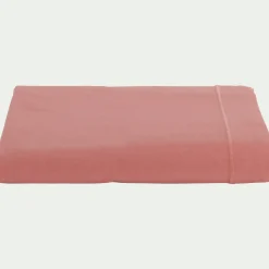 alinea Drap Plat*Drap plat en coton 270x300cm - ricin Rouge